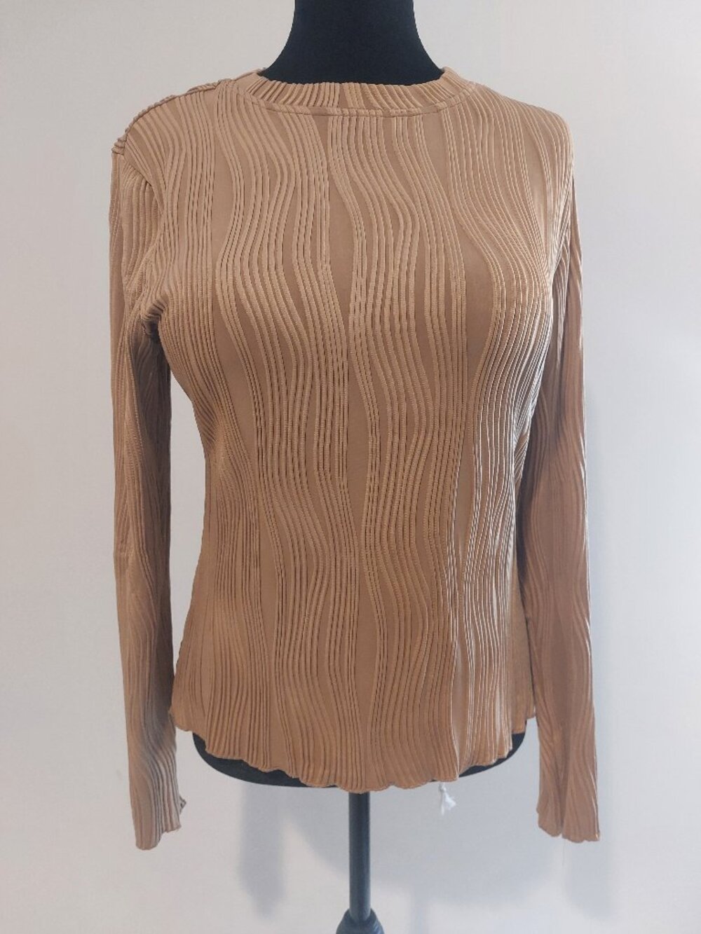 Pretty Garden spandex waffle shirt